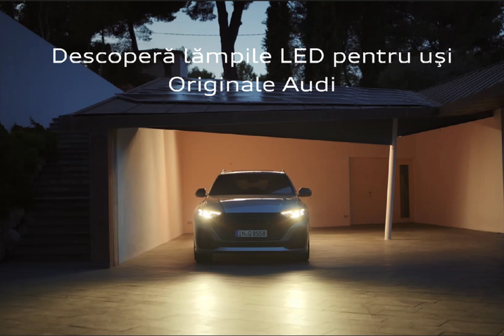 Descoperă lămpile LED pentru uși Originale Audi