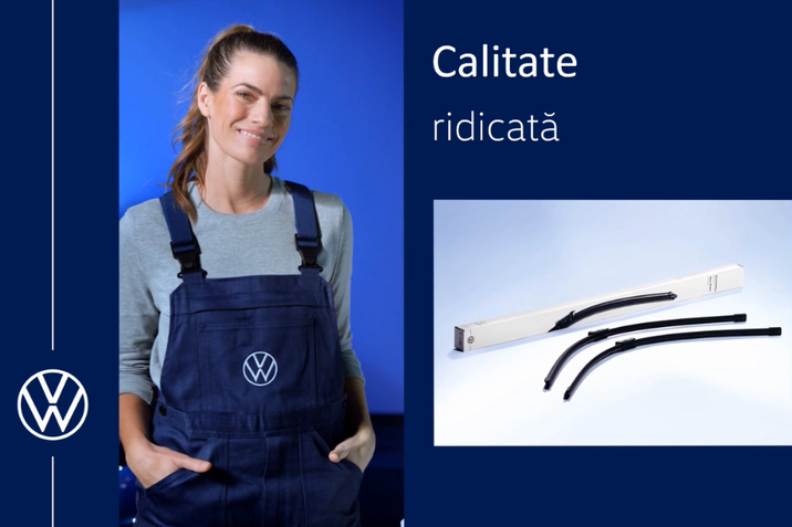 Volkswagen - ștergătoare pentru siguranță și claritate